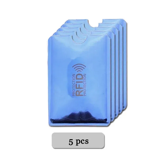 Anti Rfid Card Holder Blocking Reader Lock Bank Card ID Card Case Protector Metal Credit Card Holder Aluminium Case