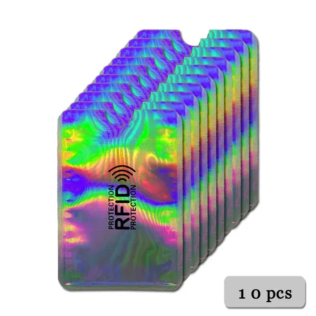 Anti Rfid Card Holder Blocking Reader Lock Bank Card ID Card Case Protector Metal Credit Card Holder Aluminium Case