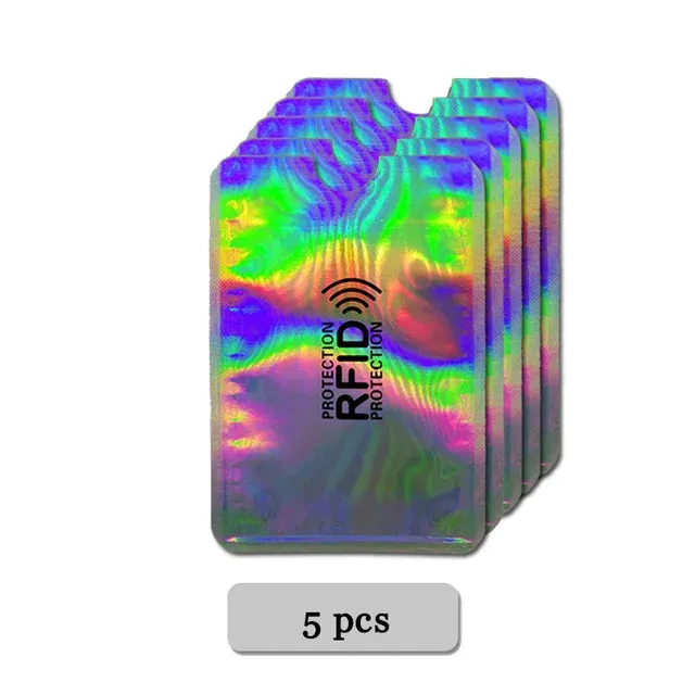 Anti Rfid Card Holder Blocking Reader Lock Bank Card ID Card Case Protector Metal Credit Card Holder Aluminium Case