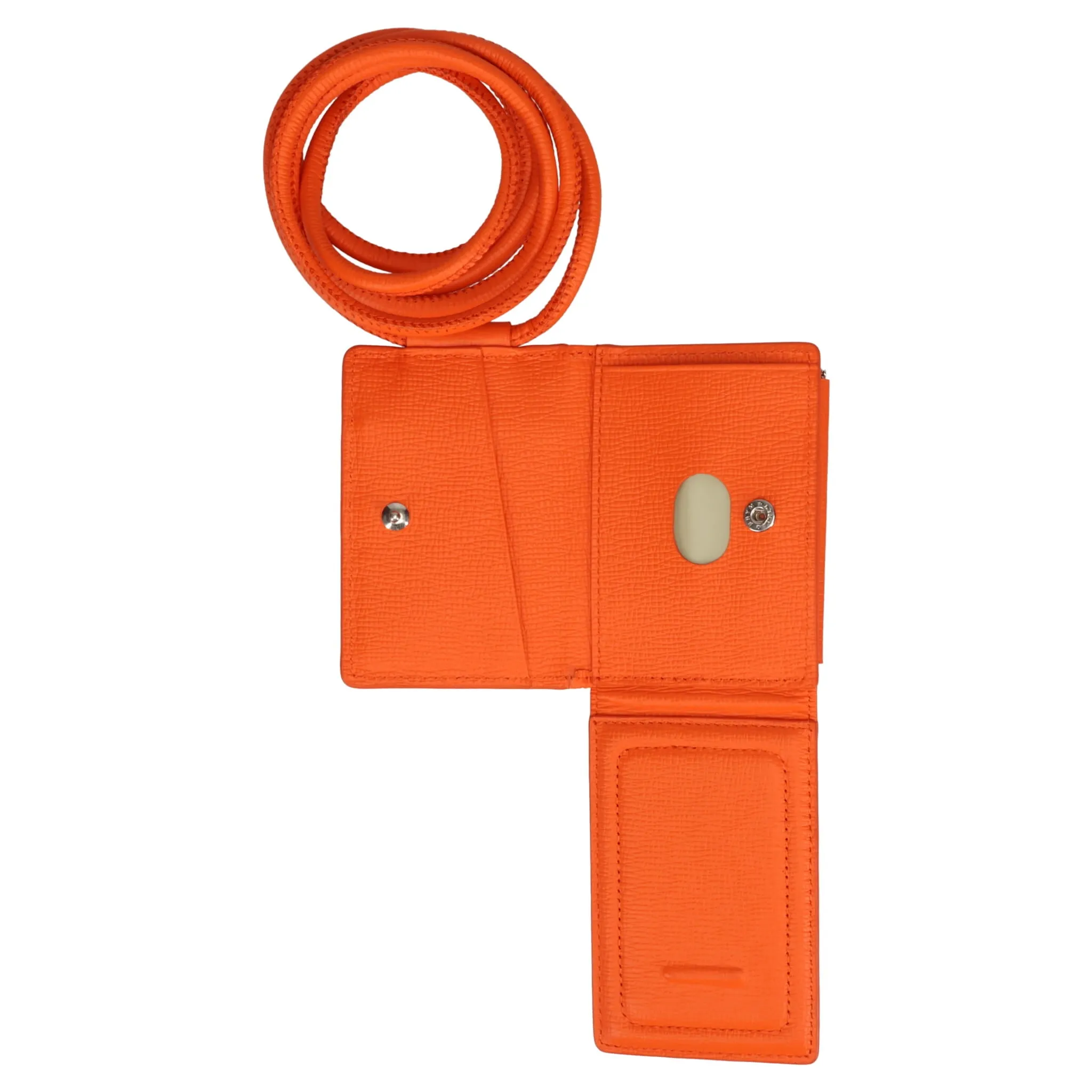 iPhone ACCESSORY-SHOULDER STRAP WALLET / CARROT ORANGE