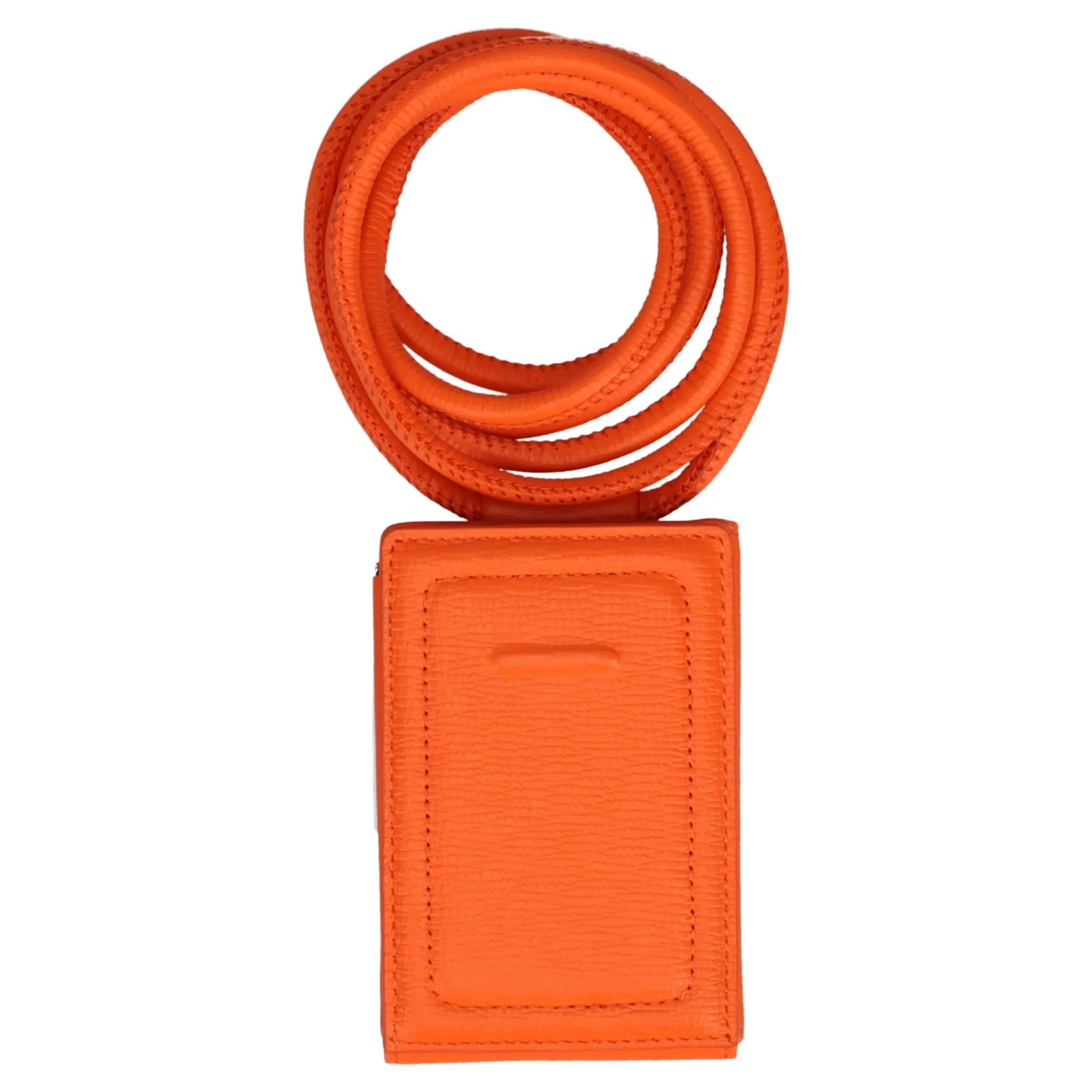 iPhone ACCESSORY-SHOULDER STRAP WALLET / CARROT ORANGE