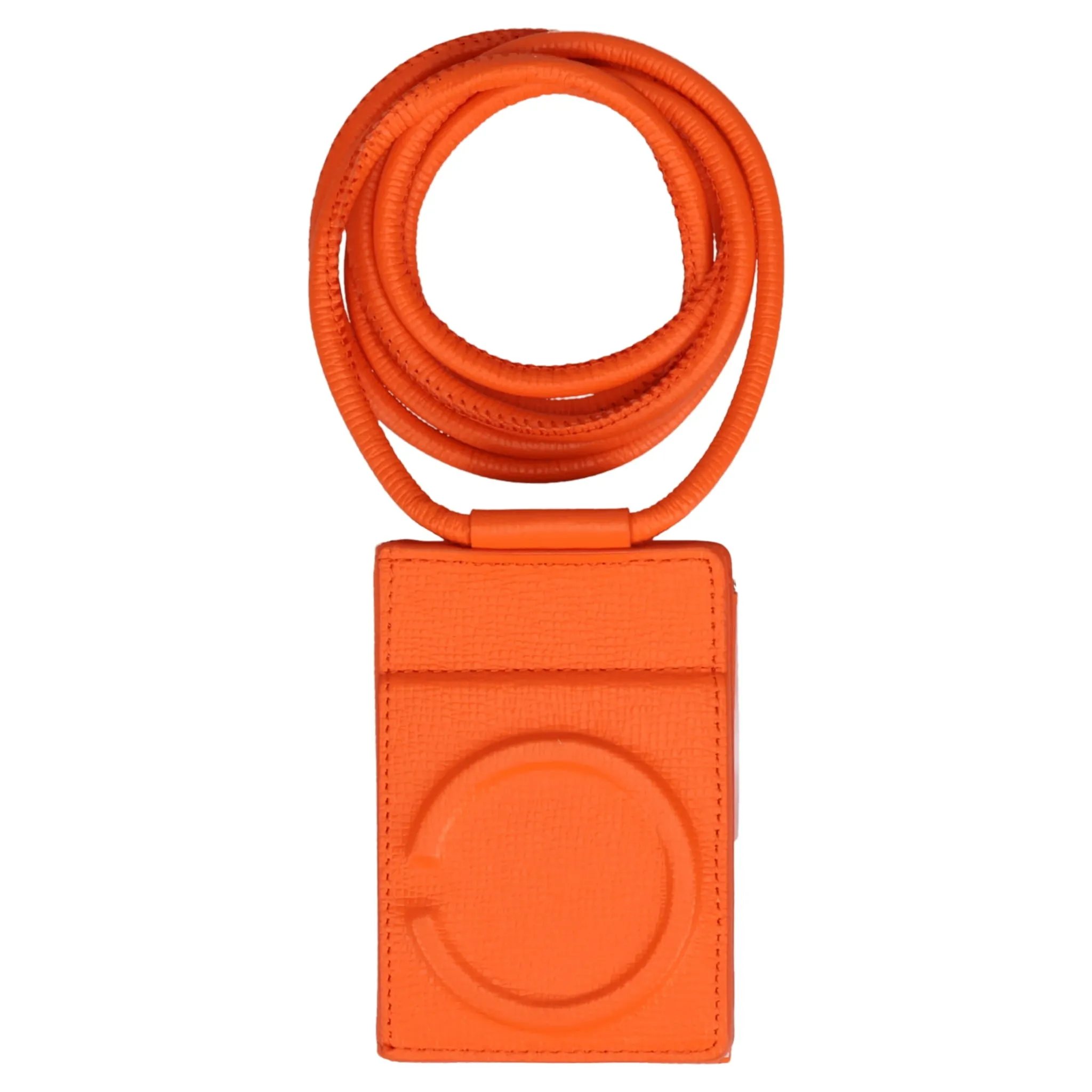 iPhone ACCESSORY-SHOULDER STRAP WALLET / CARROT ORANGE