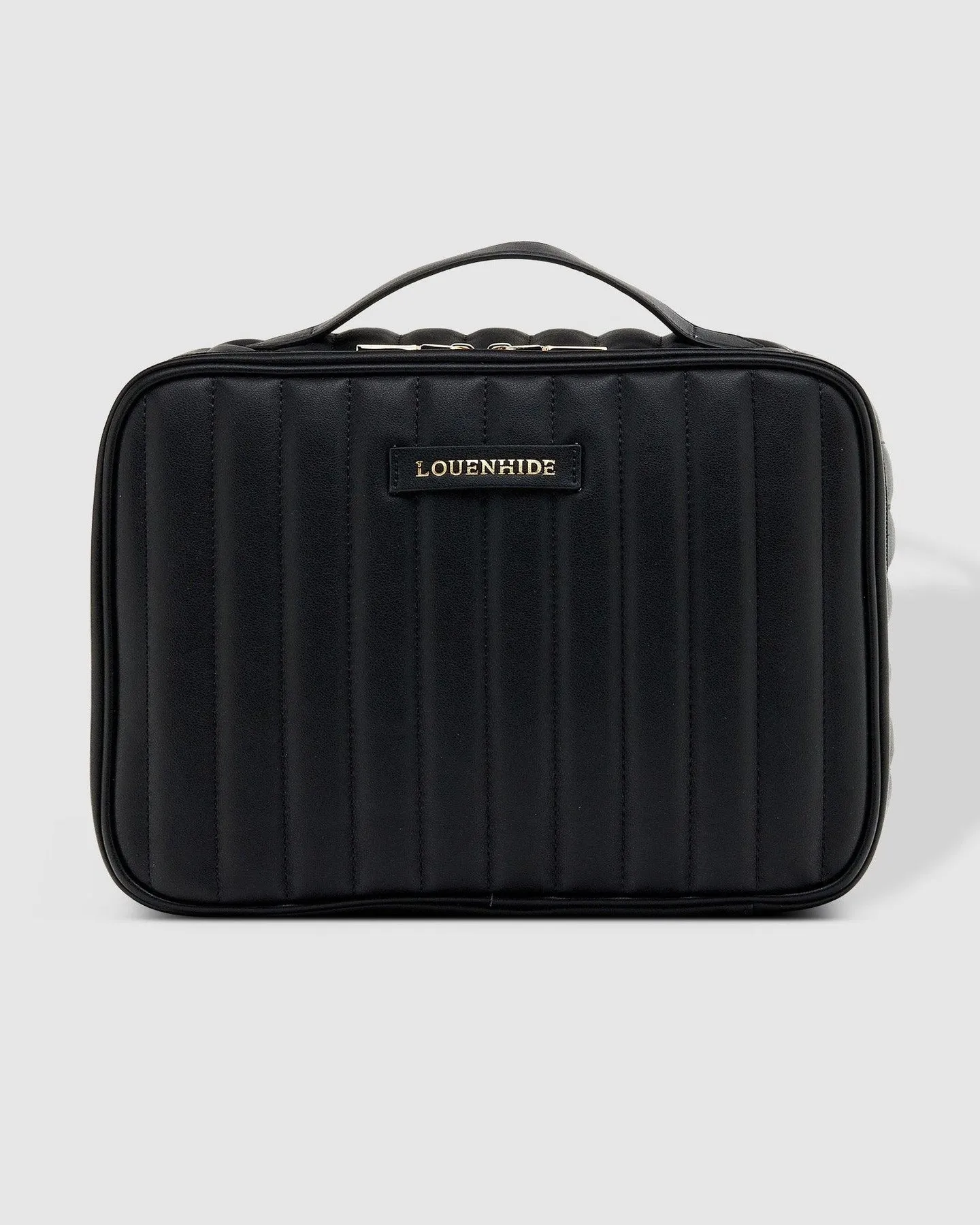 Maggie Cosmetic Case in Black by Louenhide