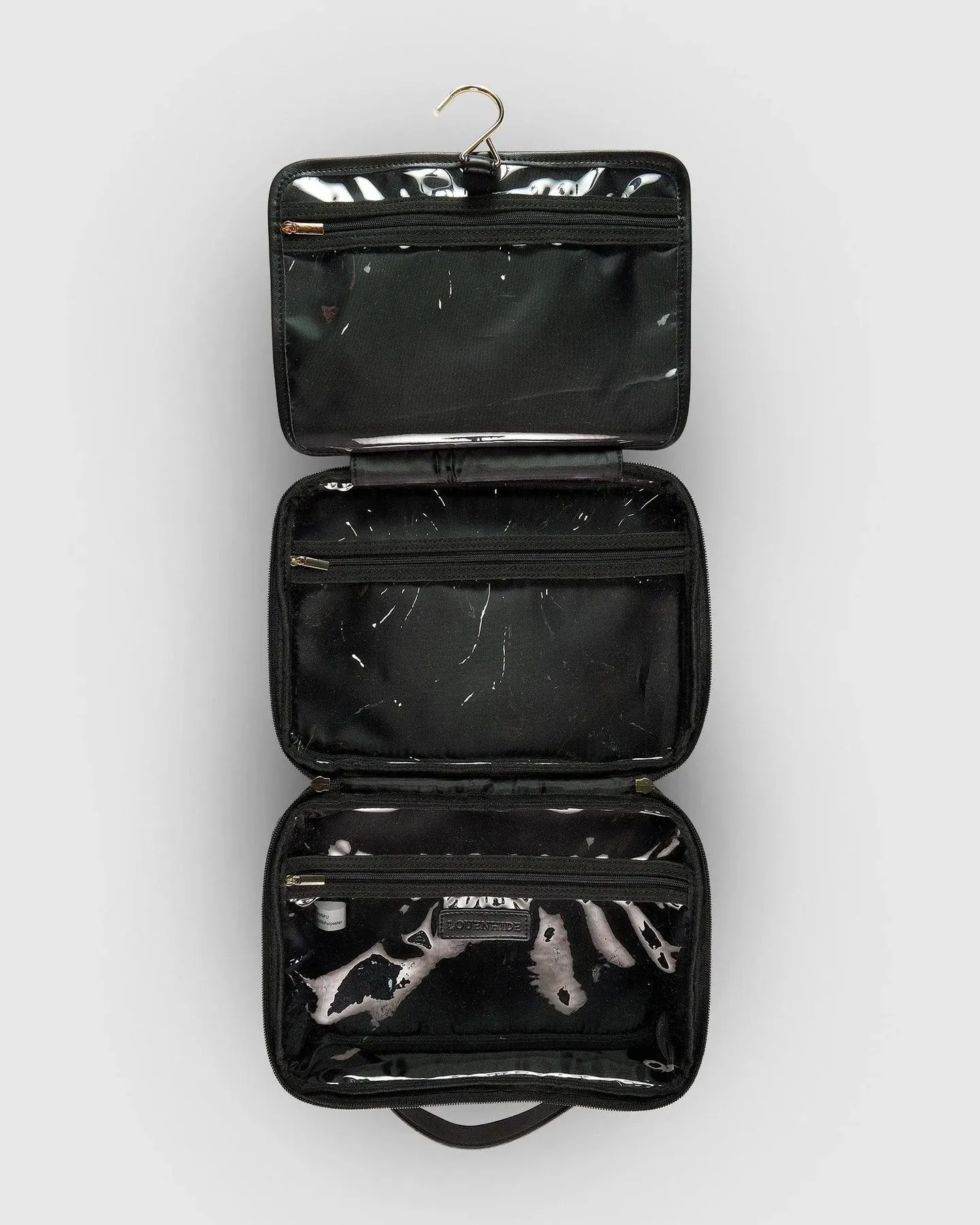 Maggie Cosmetic Case in Black by Louenhide
