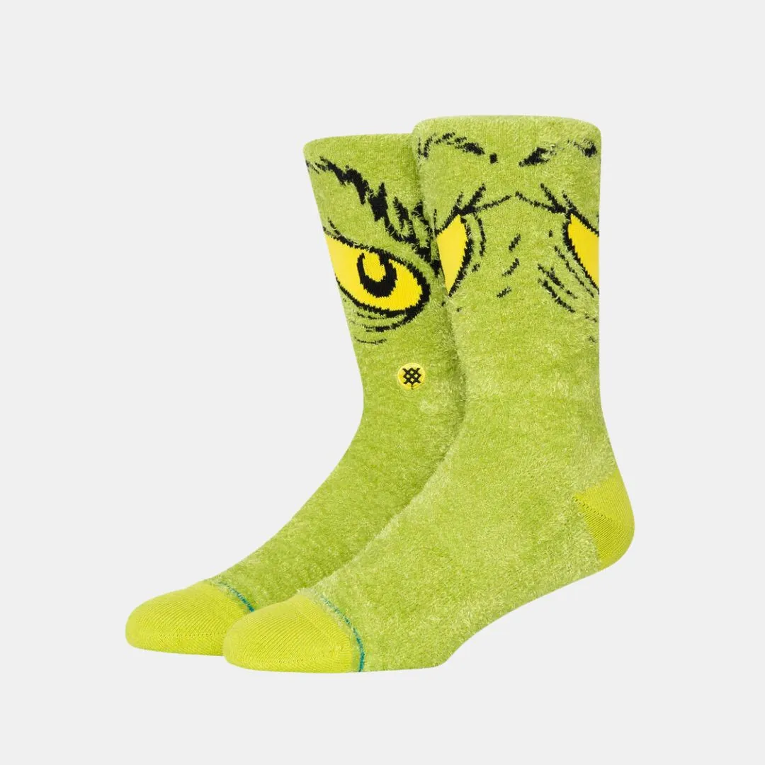 The Grinch X Stance Da Da Dagrinch Cozy Poly Crew Socks (Green)
