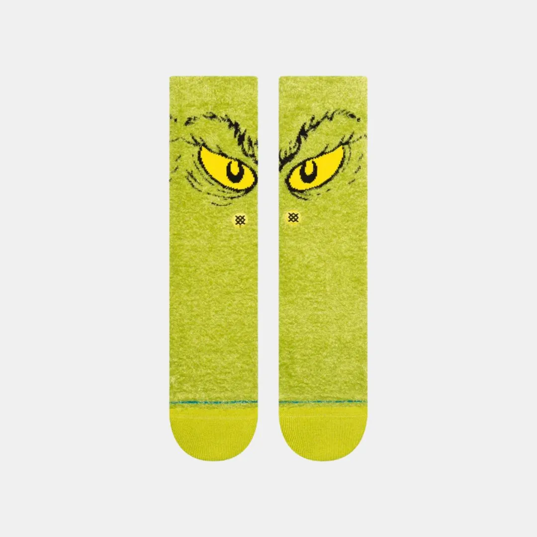 The Grinch X Stance Da Da Dagrinch Cozy Poly Crew Socks (Green)